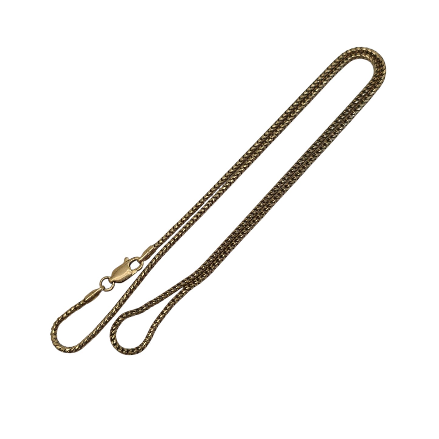 9金 375 イエローゴールド フランコチェーン 長さ45.7cm 6.3g