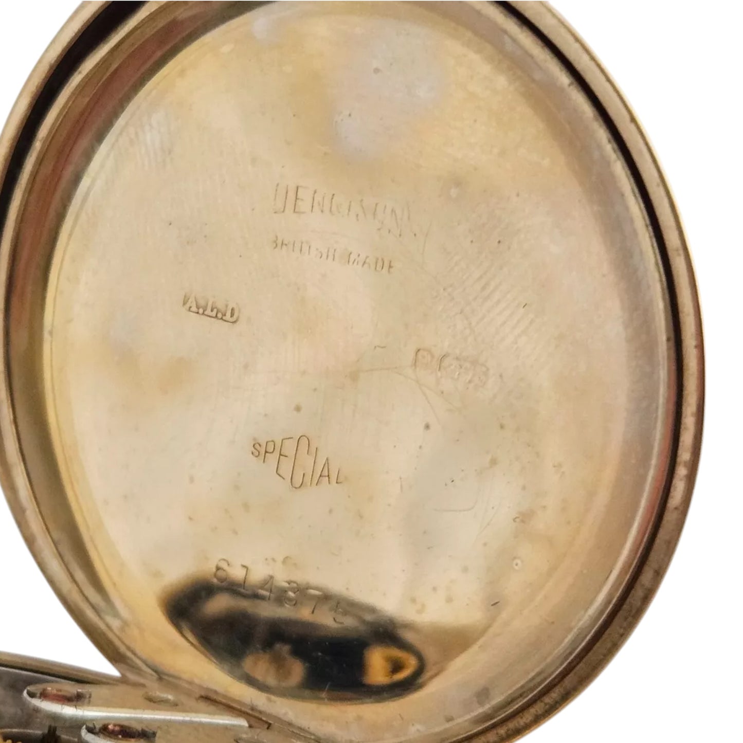 Gents 9ct 375 Yellow Gold 21 Jewels Pocket Watch by TAVANNES 1965