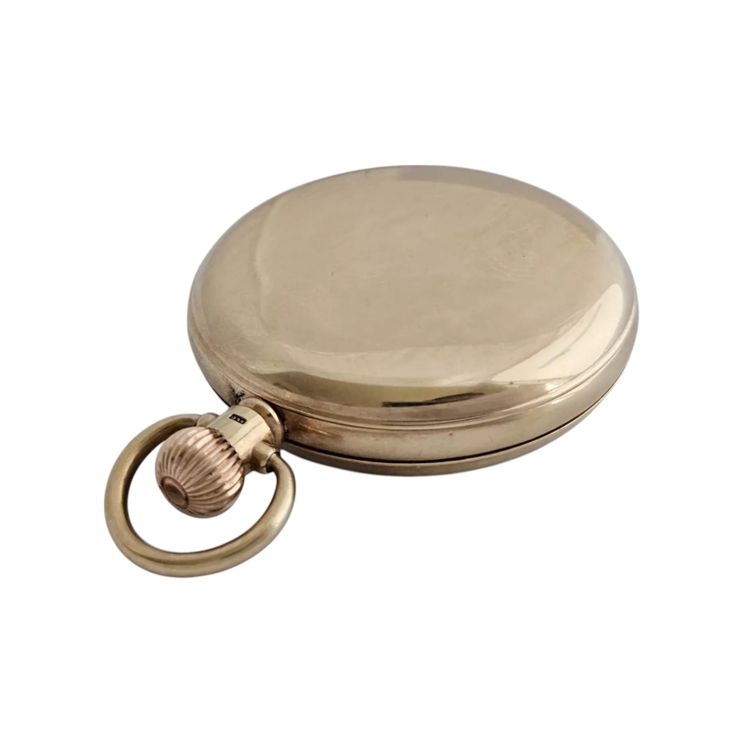 Gents 9ct 375 Yellow Gold 21 Jewels Pocket Watch by TAVANNES 1965
