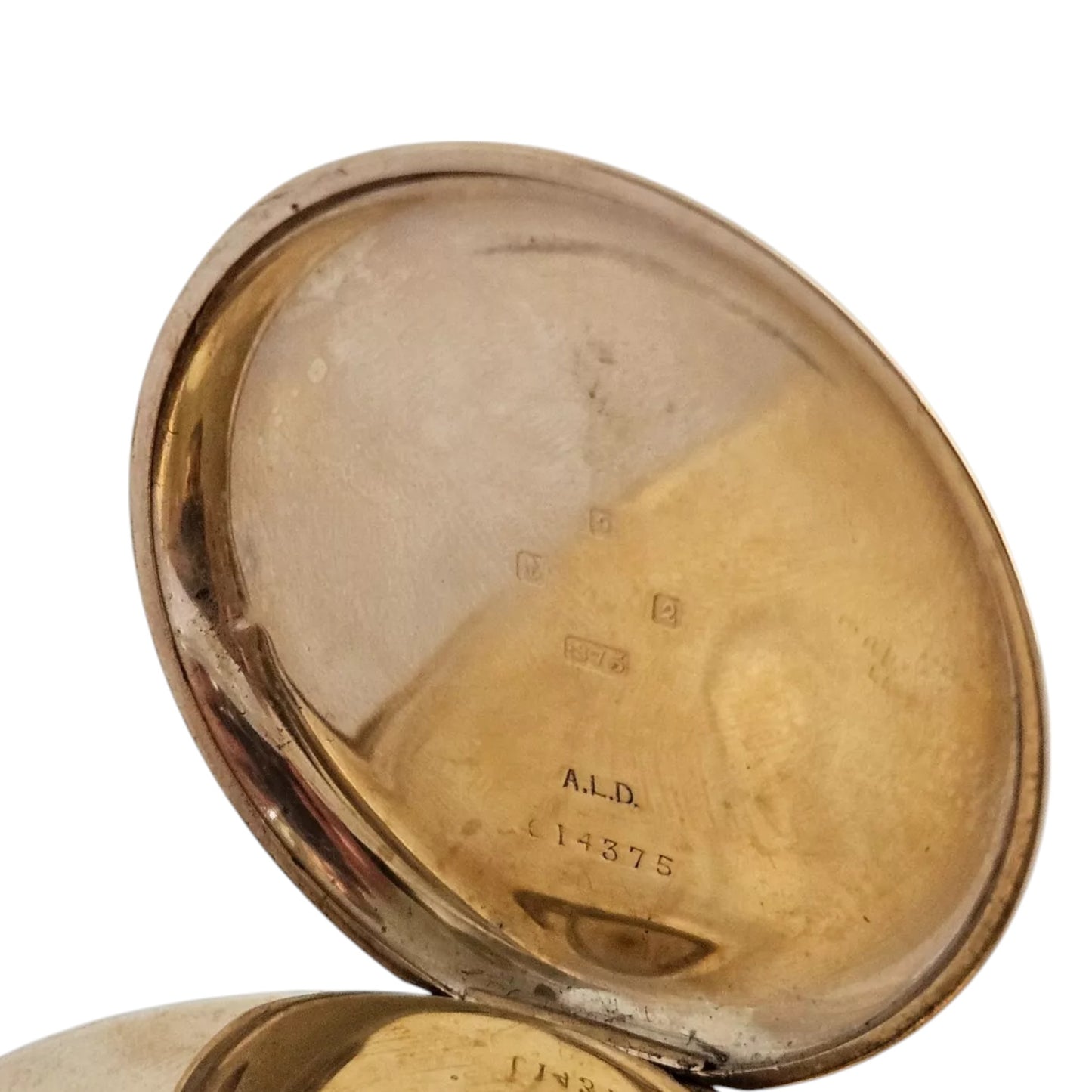 Gents 9ct 375 Yellow Gold 21 Jewels Pocket Watch by TAVANNES 1965