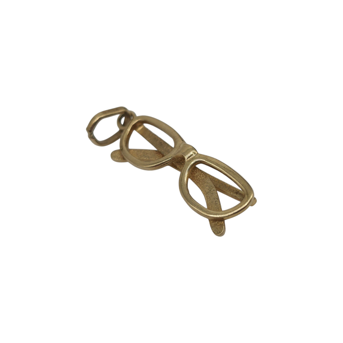 9ct 375 Yellow Gold Glasses Charm L 2.2 cm 1.4 g.