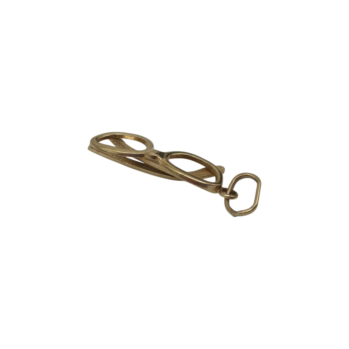 9ct 375 Yellow Gold Glasses Charm L 2.2 cm 1.4 g.