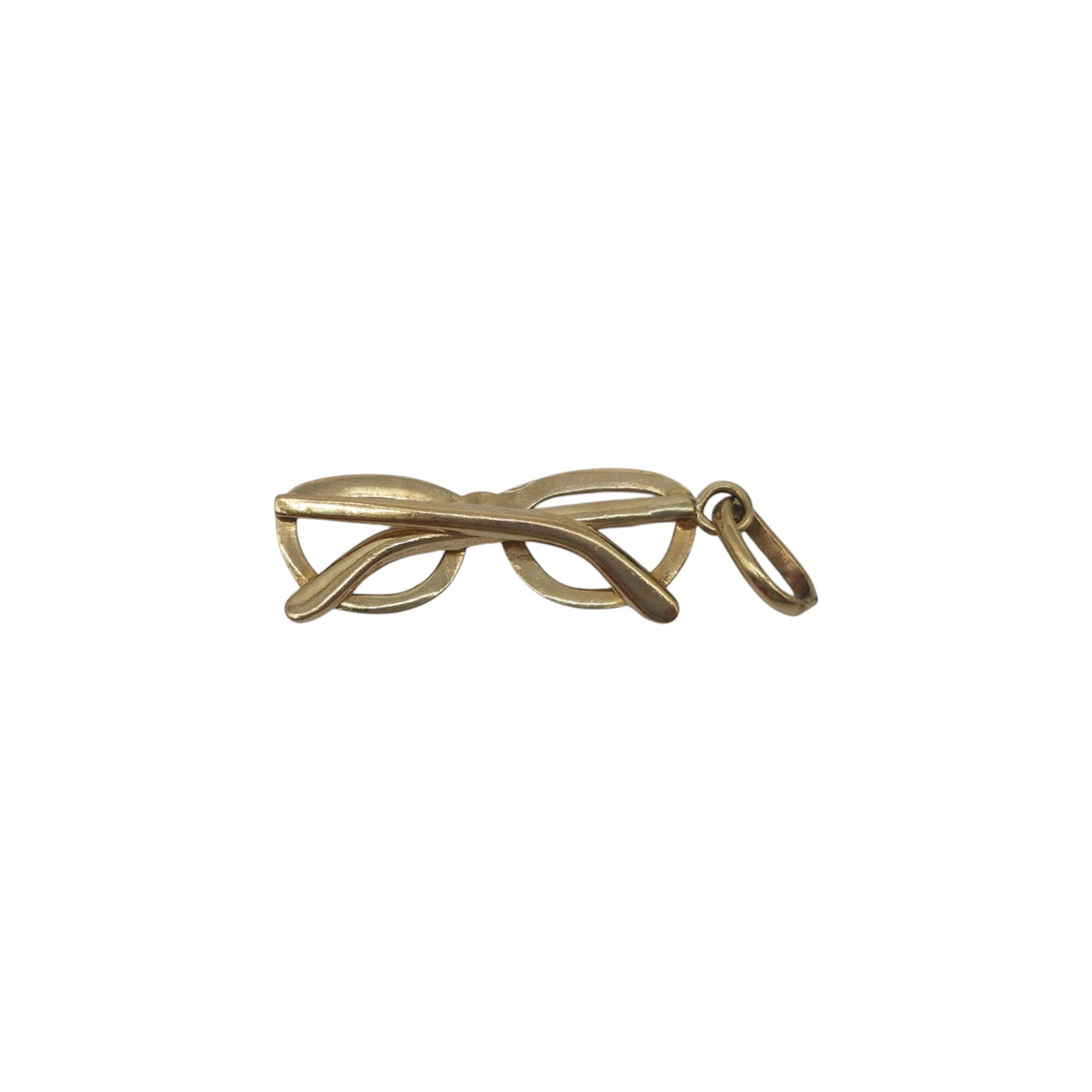 9ct 375 Yellow Gold Glasses Charm L 2.2 cm 1.4 g.