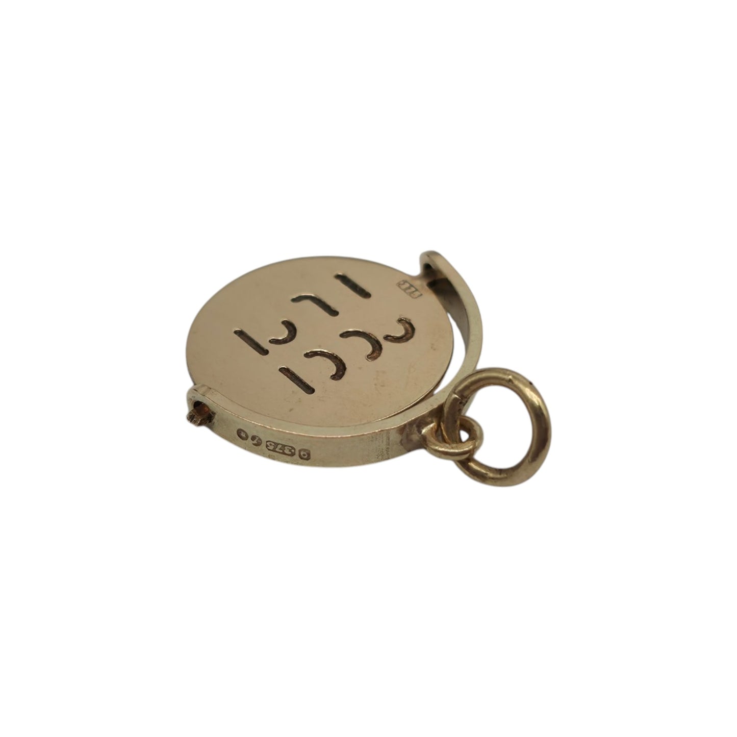 Georg Jensen 9ct 375 Yellow Gold "Good Luck" Spinner Charm 1961 L 1.4 cm 1.1 g.