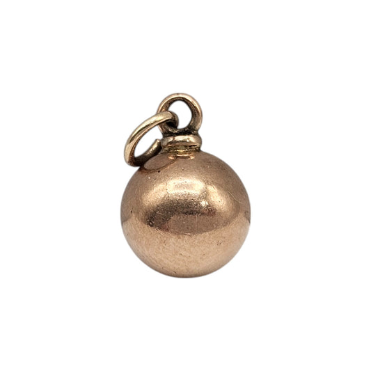 Rare Antique 9ct Rose Gold Grenade Charm c.1900 L 1.0 cm 1.5 g.