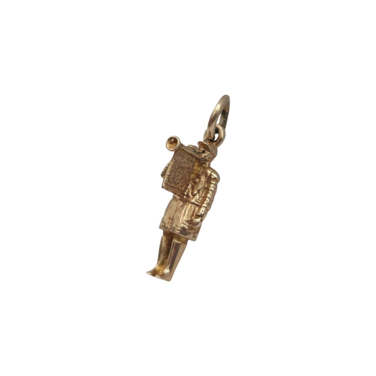 9K 375イエローゴールド ヘラルドチャーム 1952年製 長さ1.6cm 1.8g