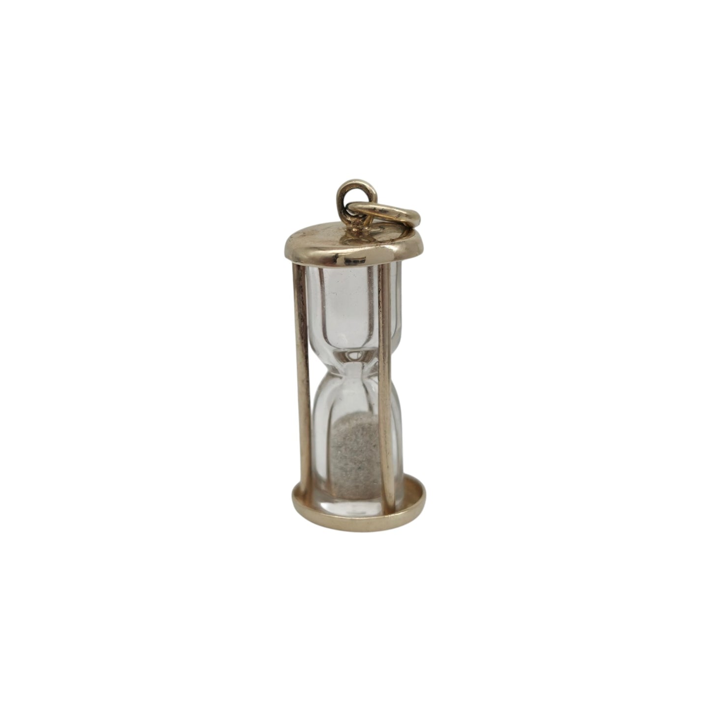 9ct 375 Yellow Gold Hourglass Charm L 1.9 cm 1.9 g.