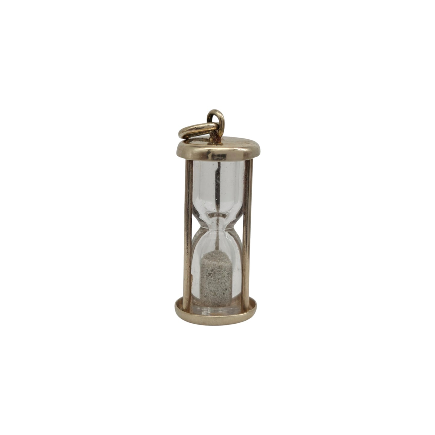 9ct 375 Yellow Gold Hourglass Charm L 1.9 cm 1.9 g.