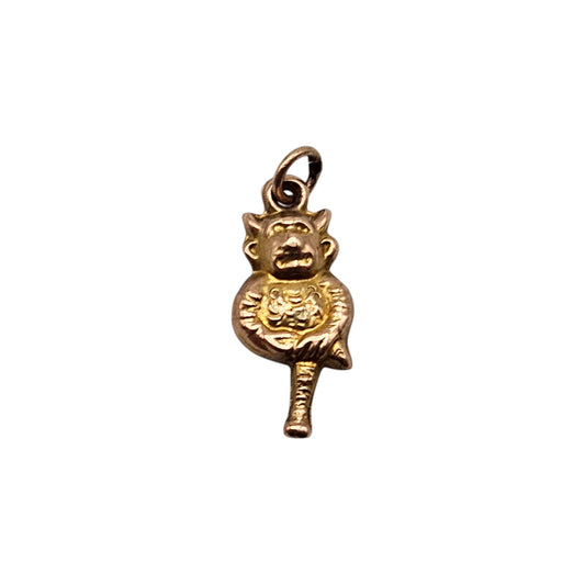 Antique 9ct Yellow Gold Imp Charm c.1900 L 1.5 cm 0.3 g.