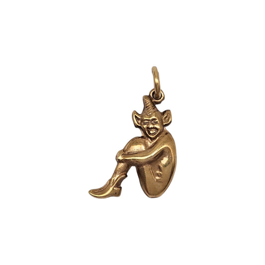 Antique 9ct Yellow Gold Imp Charm c.1900 L 1.5 cm 1.4 g.