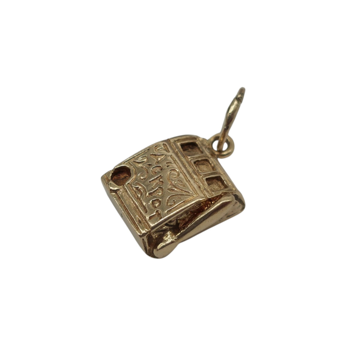 9ct 375 Yellow Gold Jackpot Charm 1968 L 1.0 cm 2.1 g.