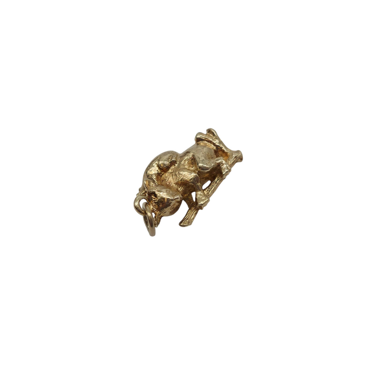Cast 9ct Yellow Gold Koala Charm c.1960 L 1.7 cm 4.4 g.
