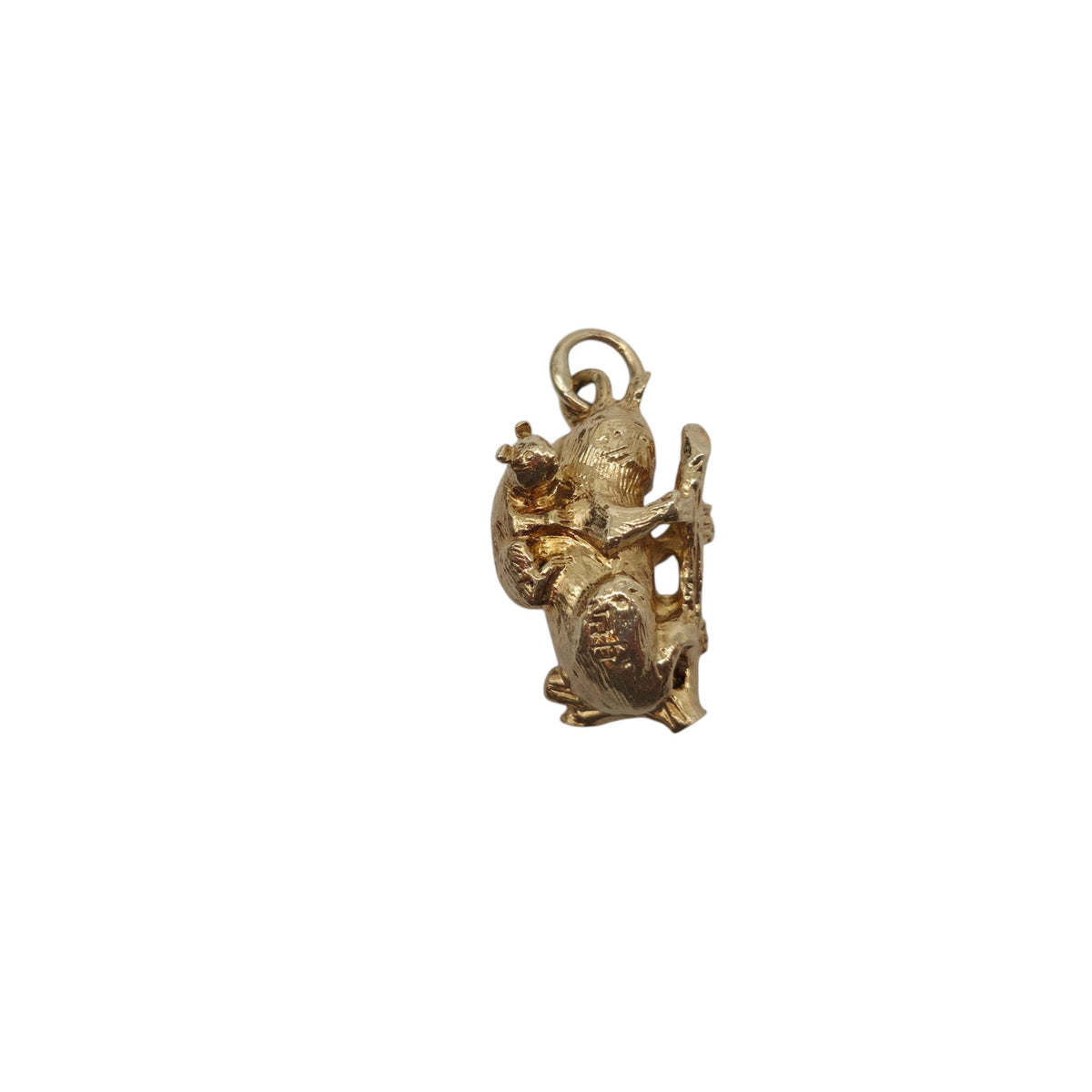 Cast 9ct Yellow Gold Koala Charm c.1960 L 1.7 cm 4.4 g.