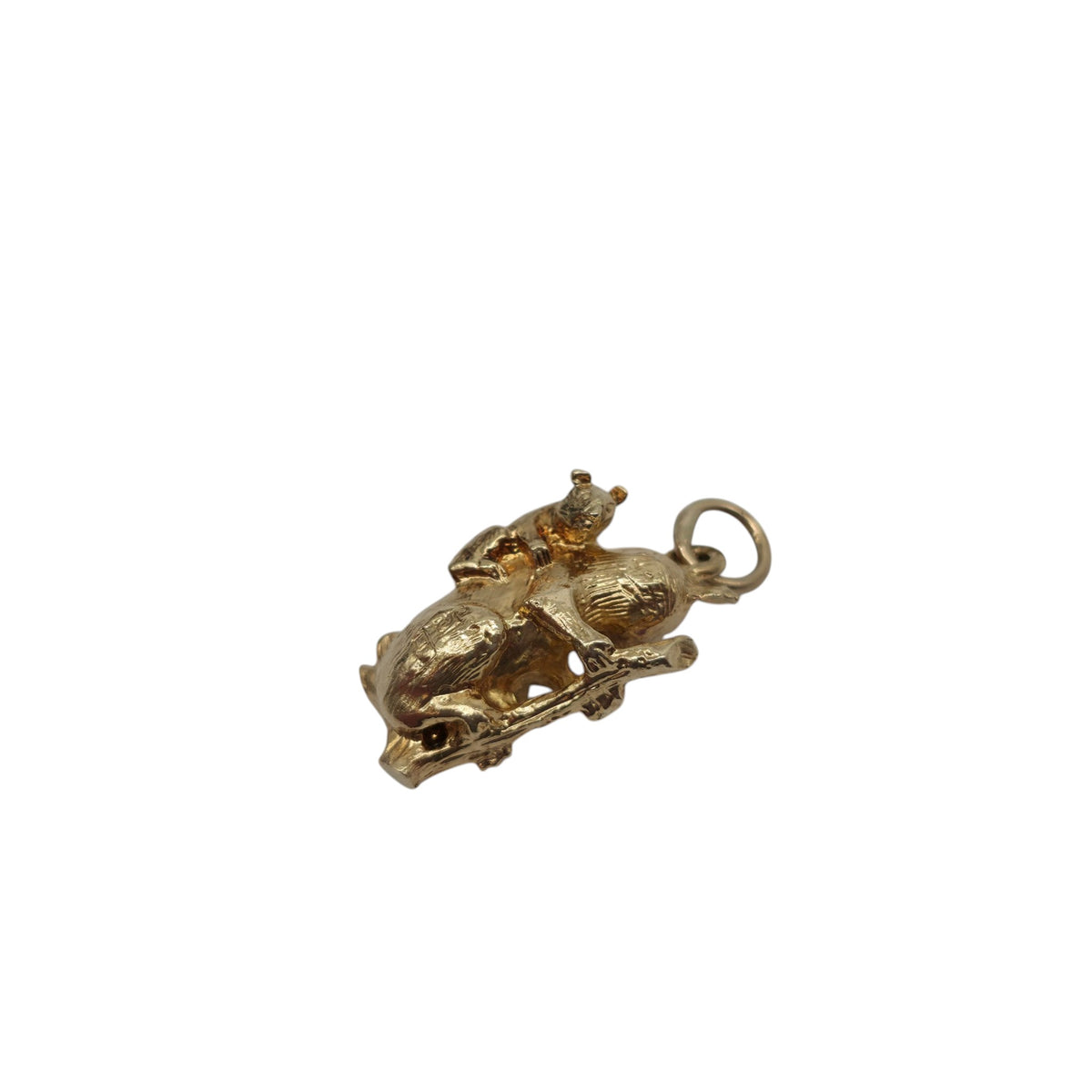 Cast 9ct Yellow Gold Koala Charm c.1960 L 1.7 cm 4.4 g.