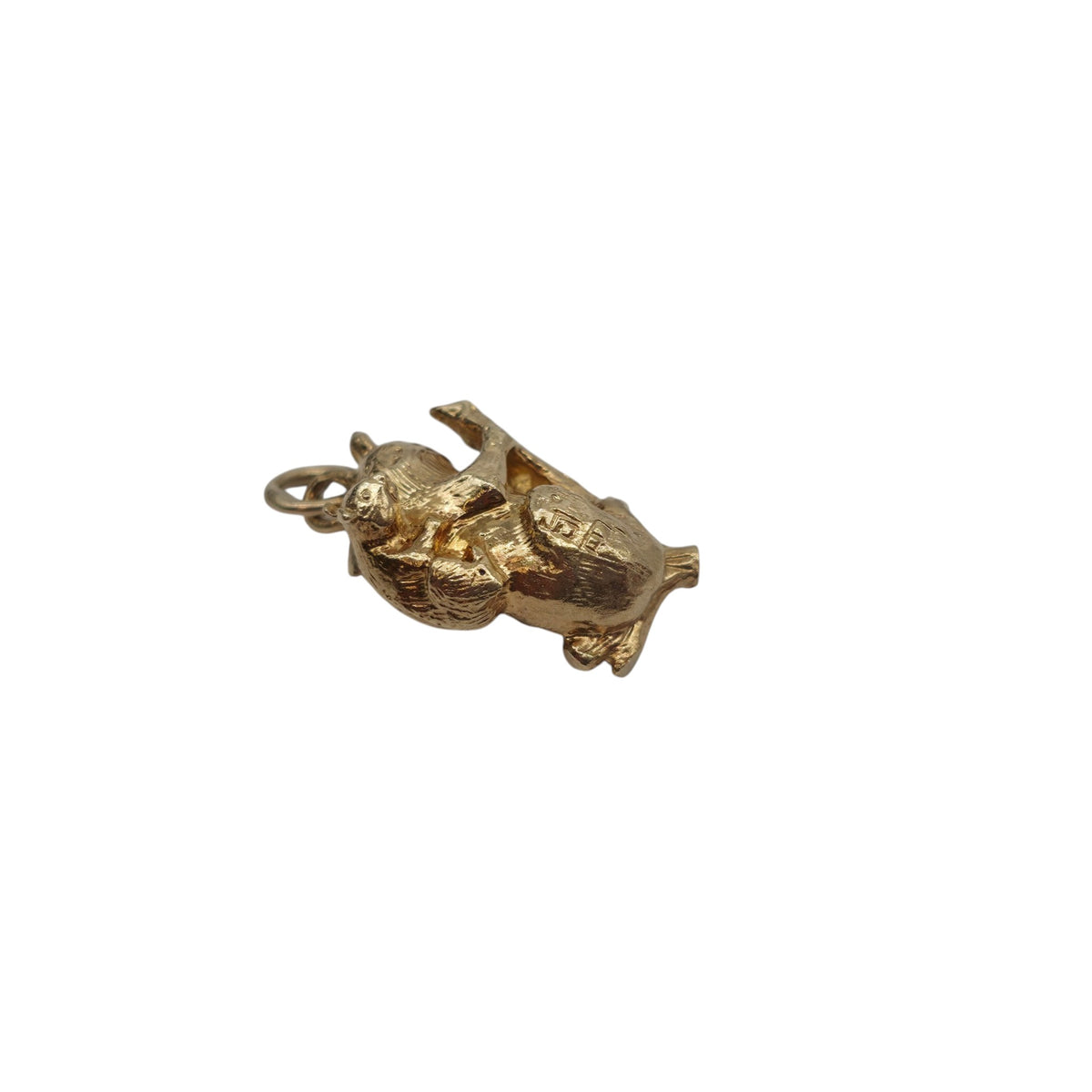 Cast 9ct Yellow Gold Koala Charm c.1960 L 1.7 cm 4.4 g.