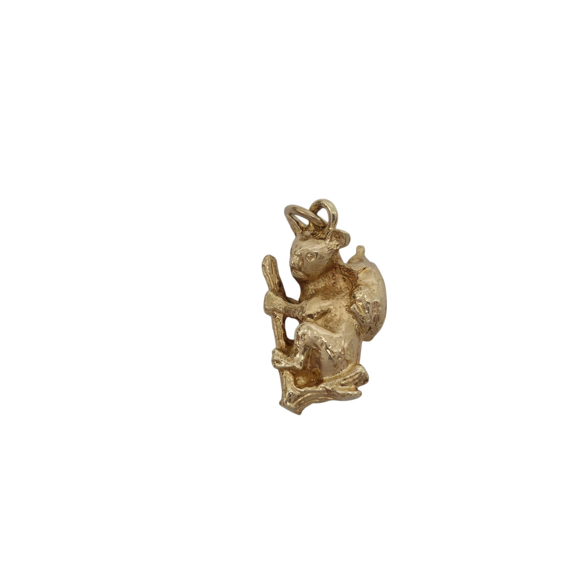 Cast 9ct Yellow Gold Koala Charm c.1960 L 1.7 cm 4.4 g.