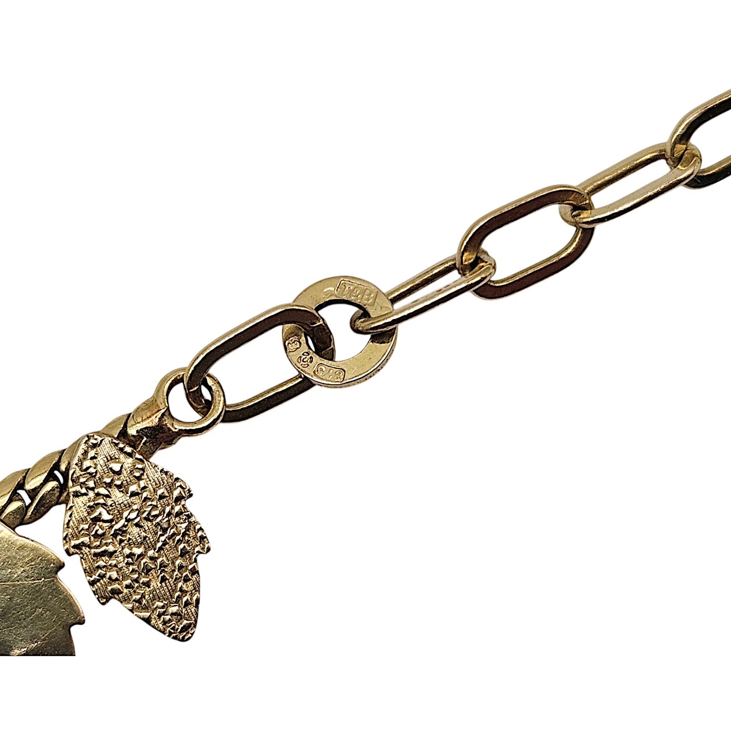 9ct 375 Yellow Gold Necklace c.1979 L 44.0 cm 12.4 g.