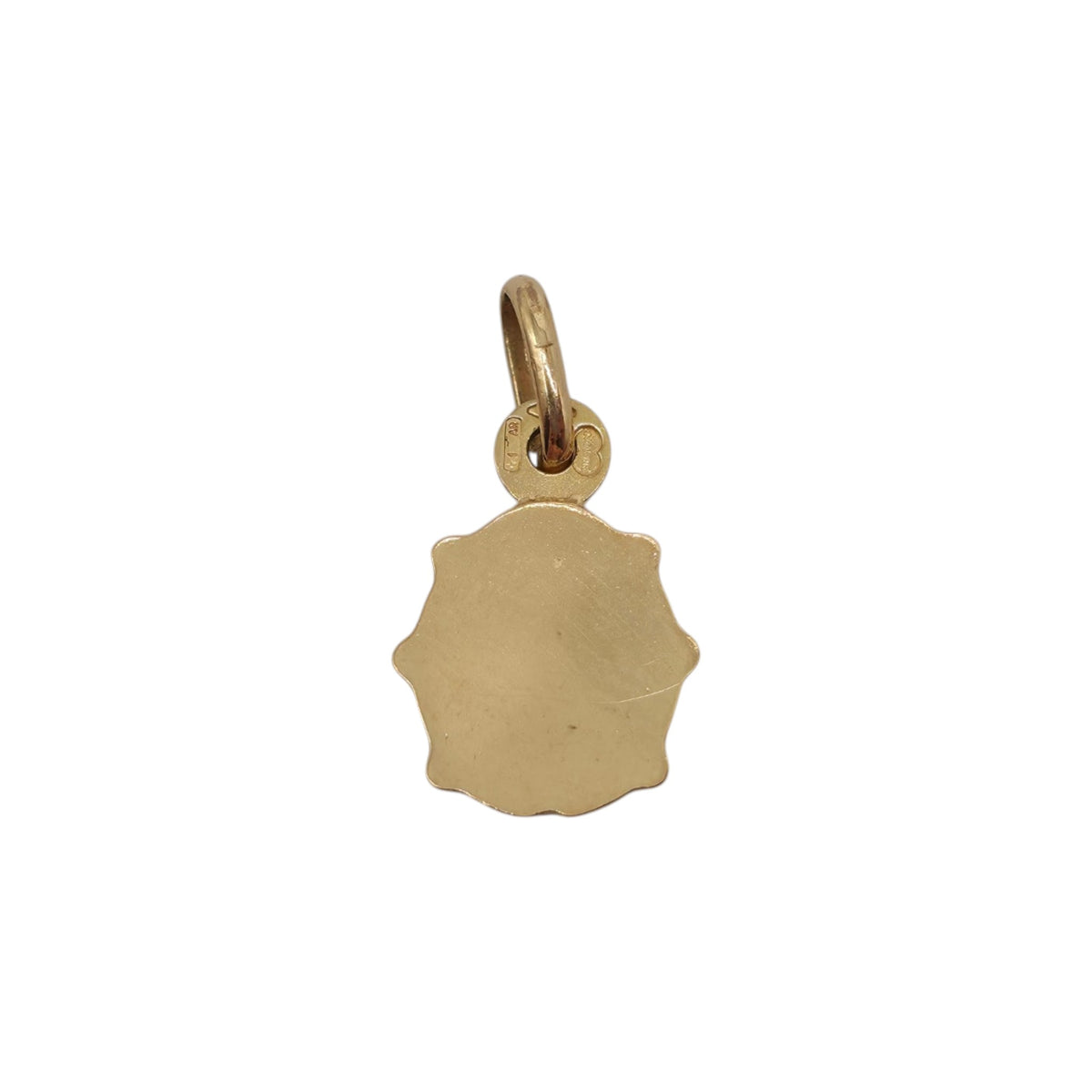 Unoaerre 9ct 375 Yellow Gold & Enamel Ladybird Charm L 1.0 cm 0.8 g.