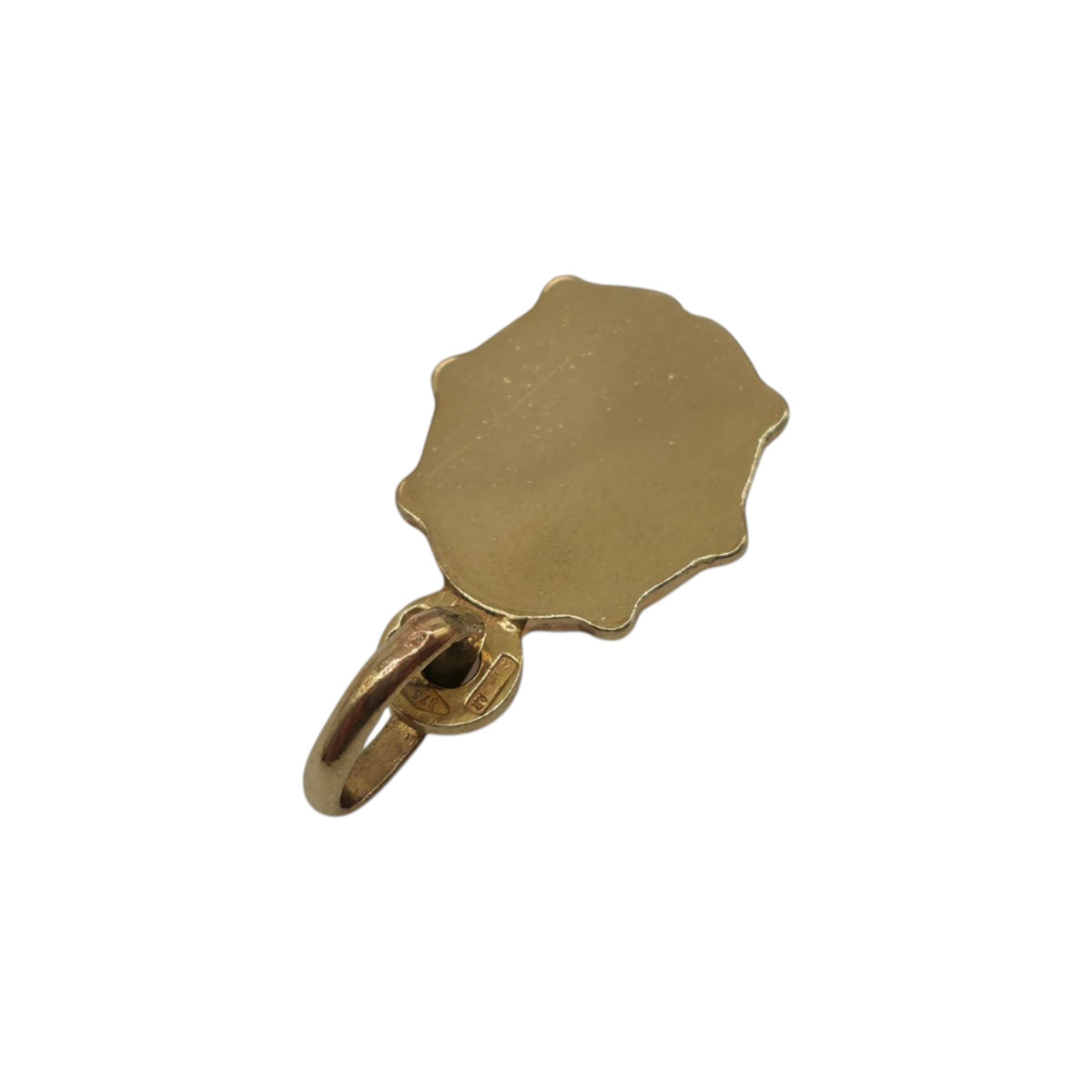 Unoaerre 9ct 375 Yellow Gold & Enamel Ladybird Charm L 1.0 cm 0.8 g.