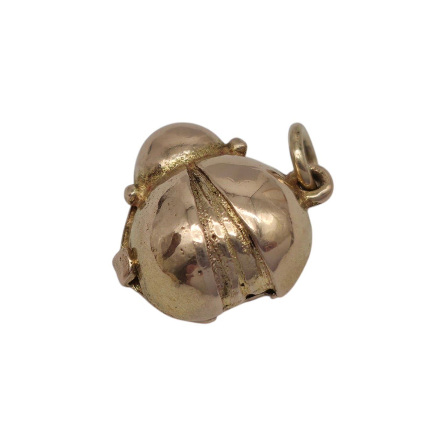 9ct 375 Yellow Gold Ladybird Opening Charm 1958 L 1.2 cm 2.2 g.