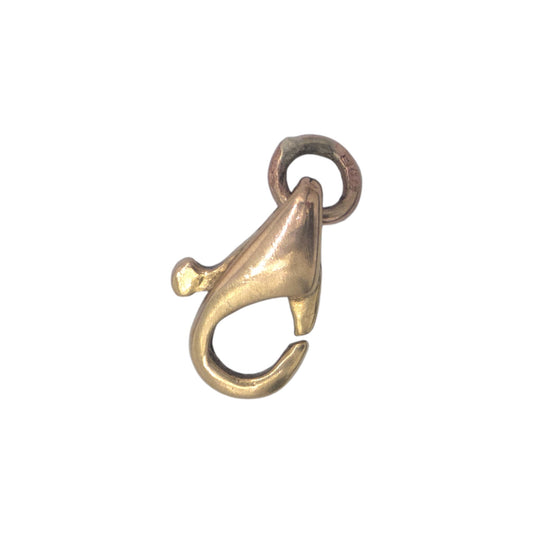 9ct 375 Yellow Gold Lobster Clasp L 1.1 cm 0.8 g.