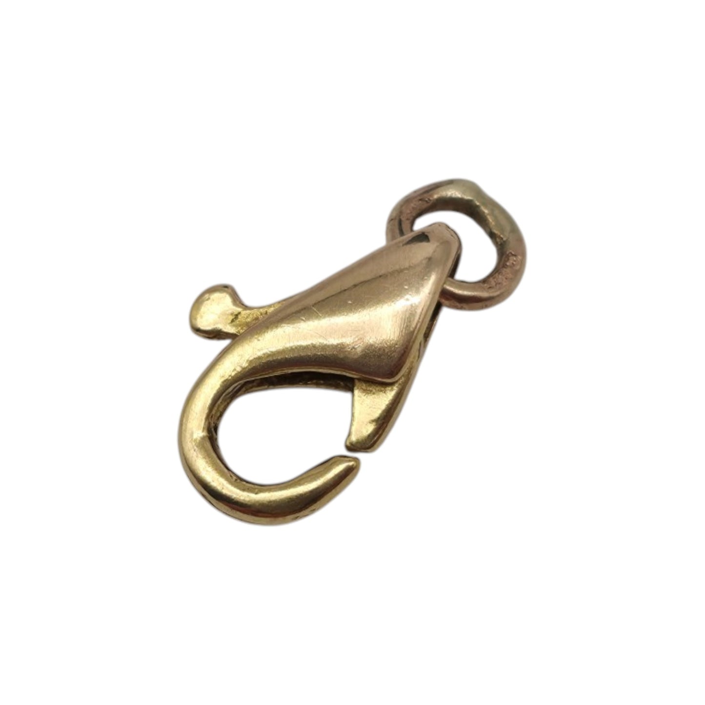 9ct 375 Yellow Gold Lobster Clasp L 1.1 cm 0.8 g.