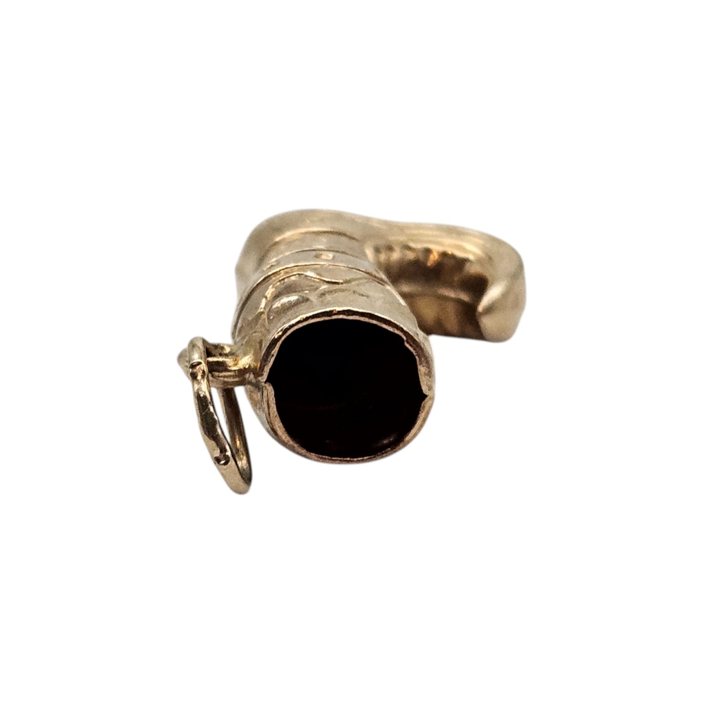 9ct 375 Yellow Gold Magic Boot Charm 1970 L 1.7 cm 1.2 g.