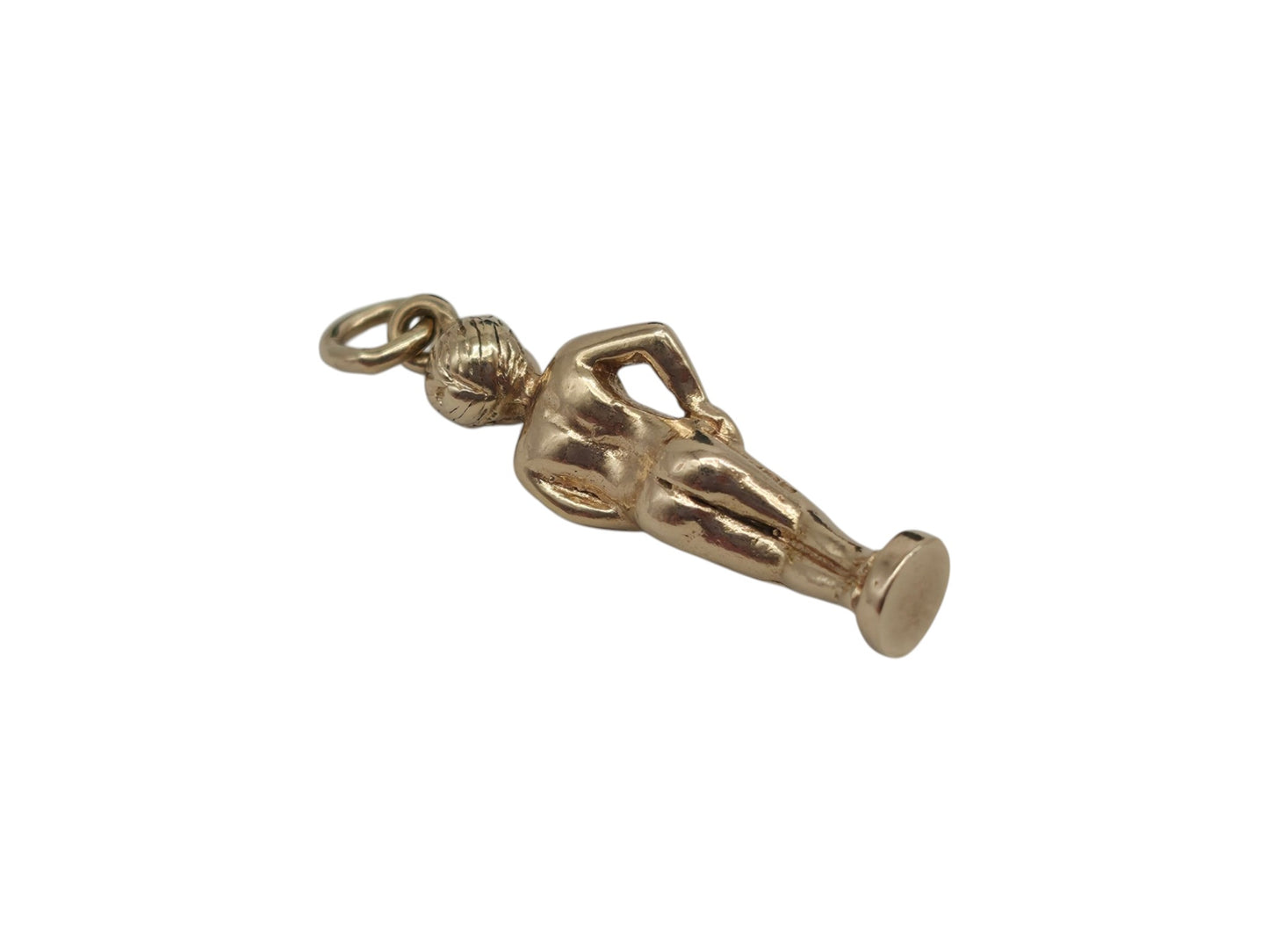 9ct 375 Yellow Gold Manneken Pis Charm 1963 L 2.0 cm 2.5 g.