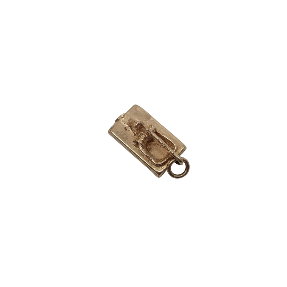 9ct 375 Rose Gold Mouse Trap Charm 1970 L 1.3 cm 1.7 g.