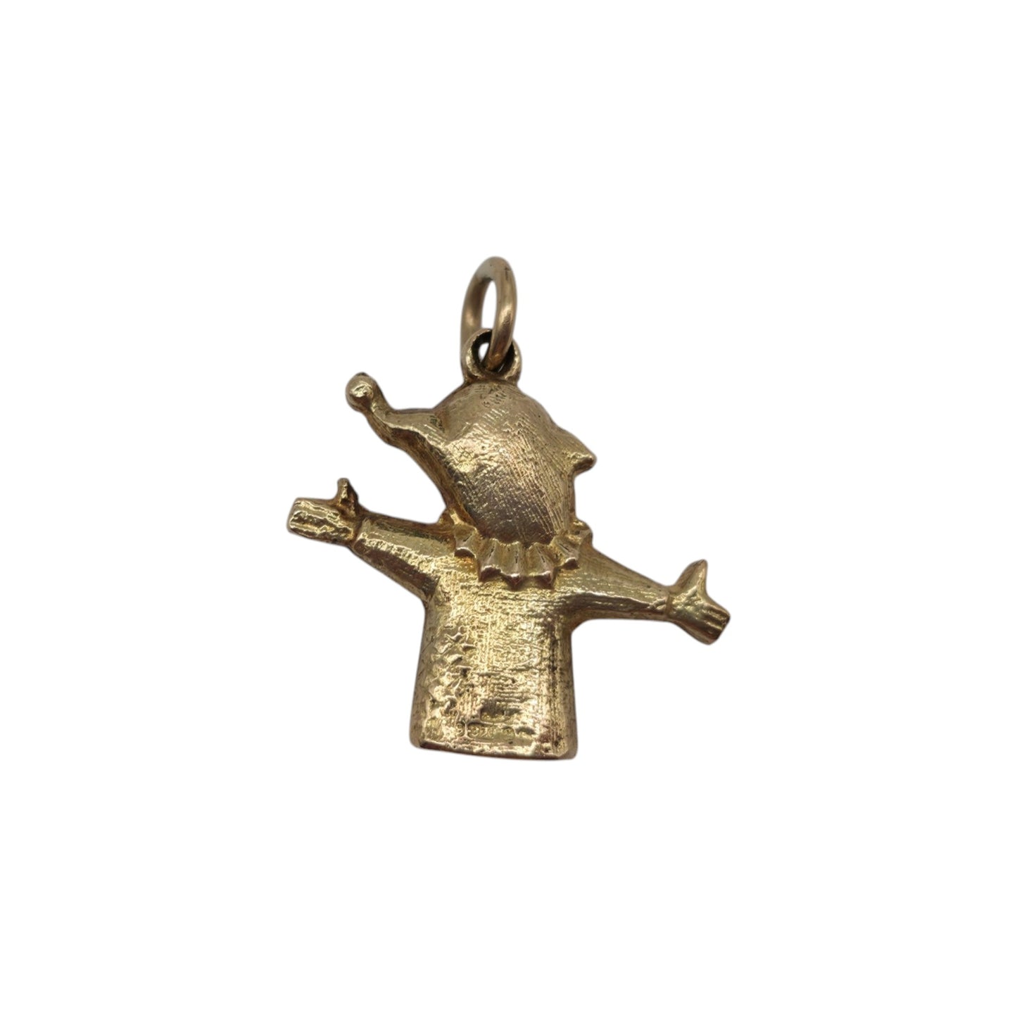 9ct 375 Yellow Gold Mr Punch Charm c.1960's L 1.6 cm 2.9 g.