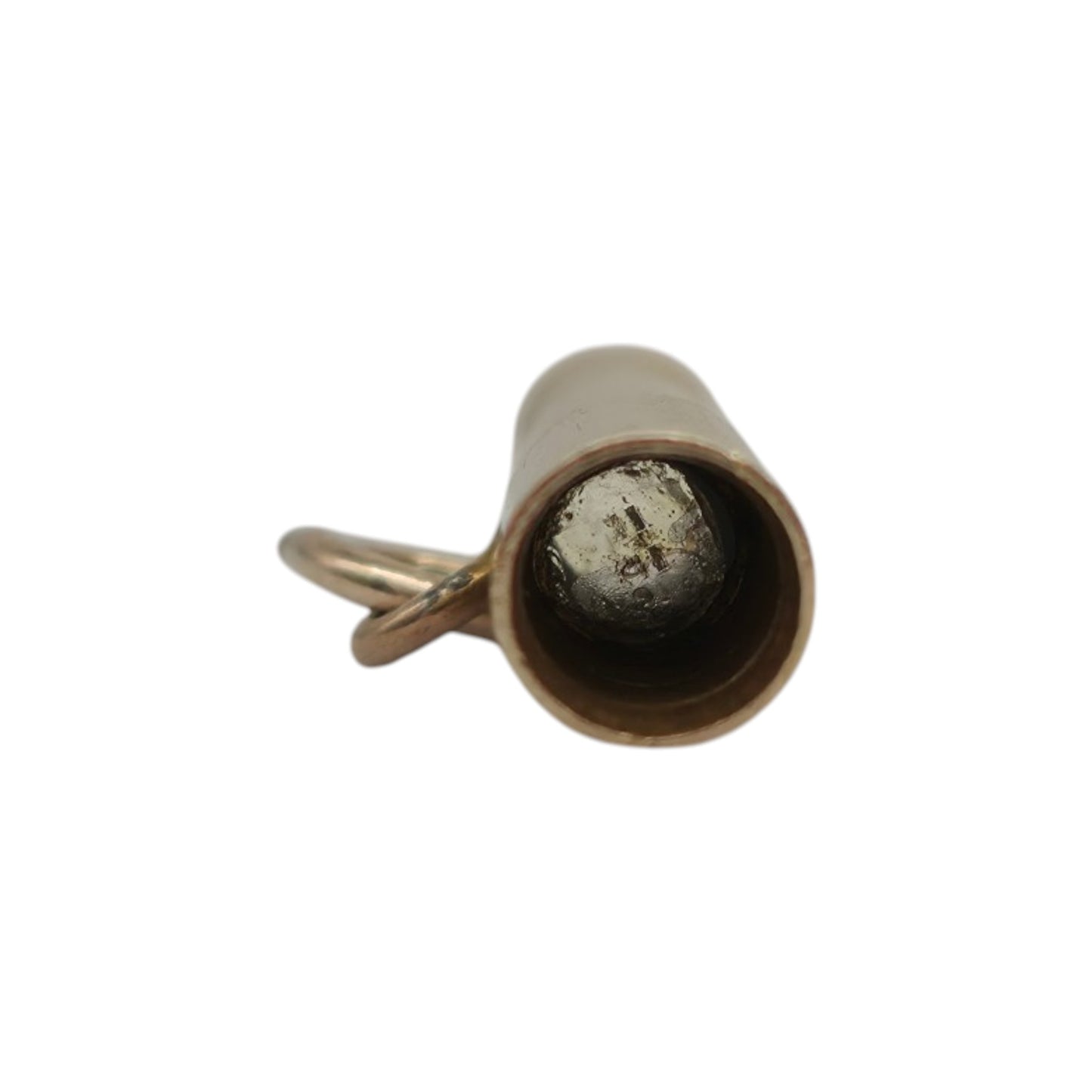9ct Yellow Gold Naval Telescope Charm c.1960 L 1.5 cm 0.8 g.