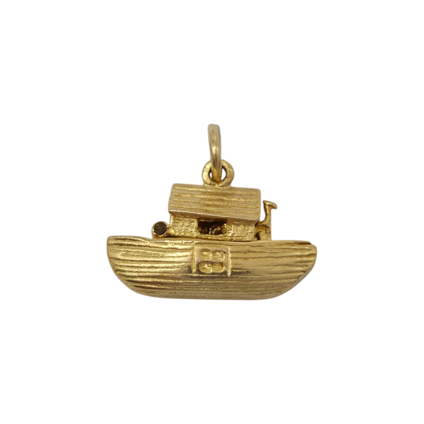 9ct 375 Yellow Gold Noah's Ark Opening Charm 1961 L 1.8 cm 3.9 g.