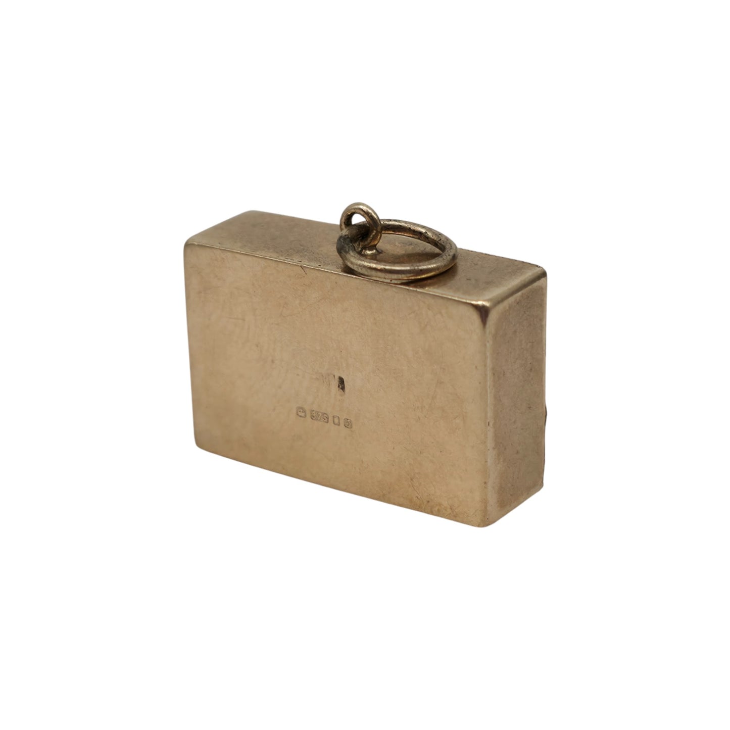 9ct 375 Yellow Gold One Pound Banknote Charm 1978 L 1.9 cm 2.7 g.