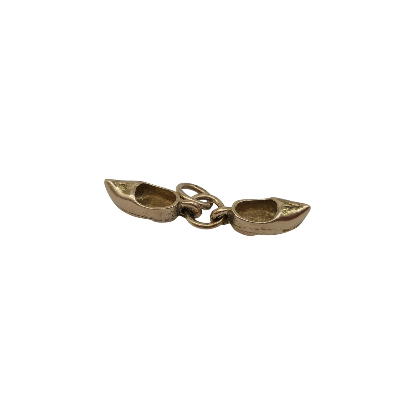 9ct 375 Yellow Gold Pair Of Shoes Charm L 1.0cm 1.8 g.