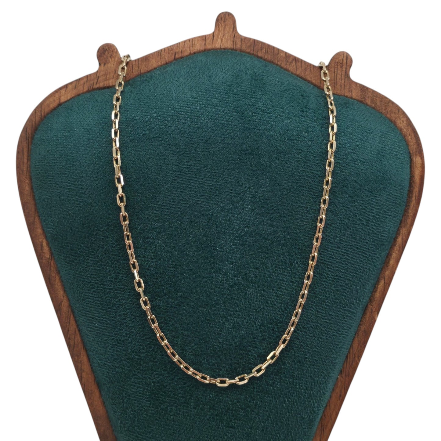 9ct 375 Yellow Gold Paperclip Chain c.1990 L 44.0 cm 10.1 g.