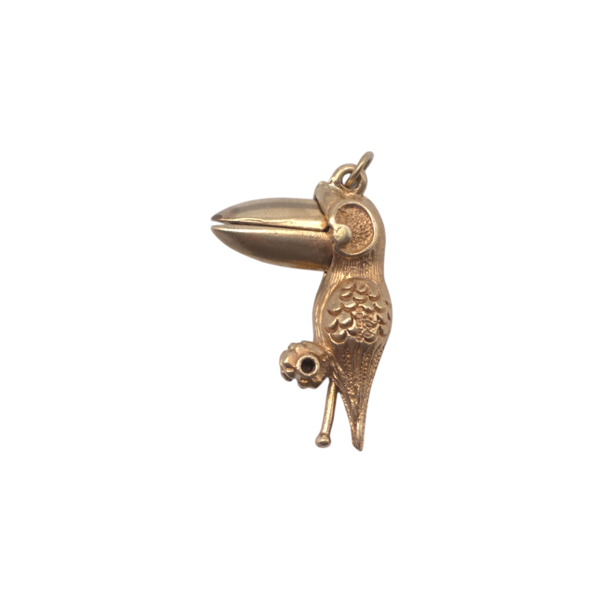 9ct gold Pelican Articulated Charm