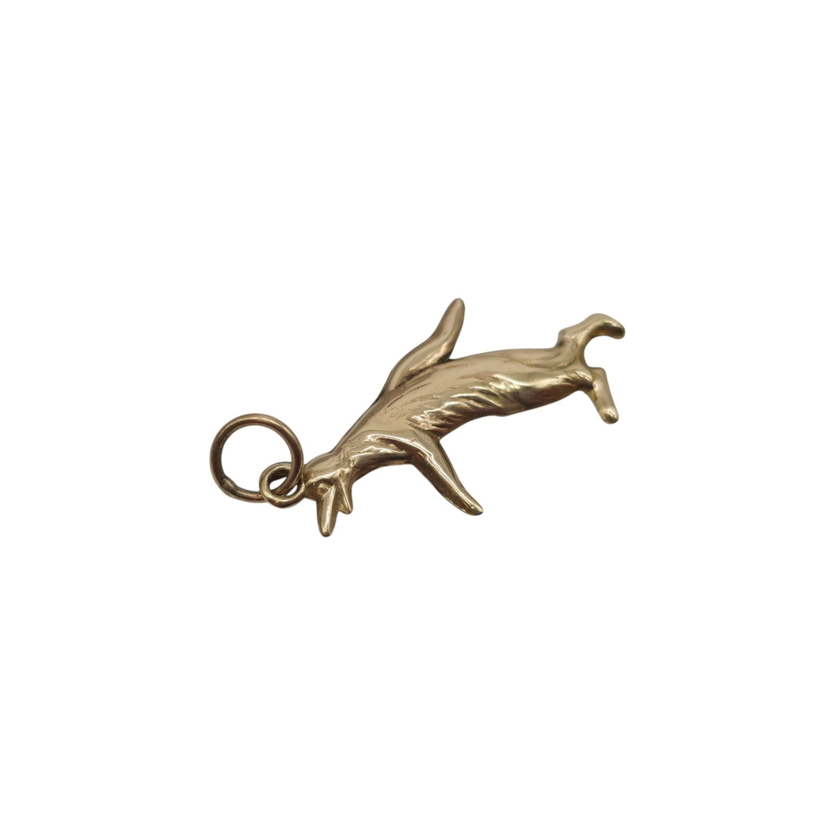 Antique 9ct Yellow Gold Penguin Charm c.1920 L 2.3 cm 0.8 g.