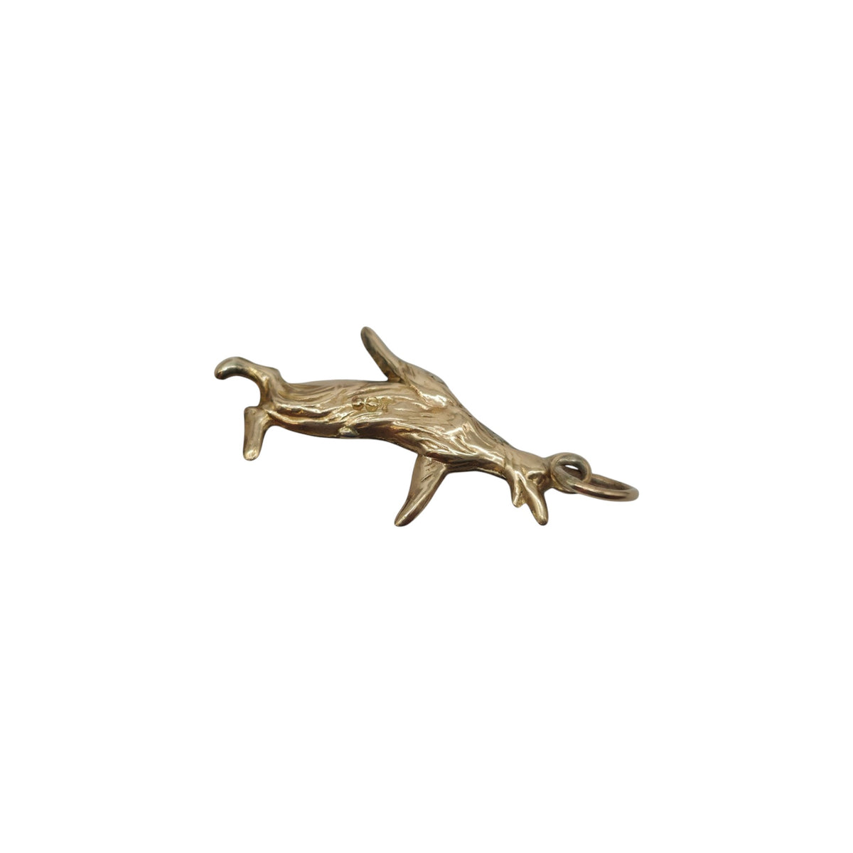Antique 9ct Yellow Gold Penguin Charm c.1920 L 2.3 cm 0.8 g.