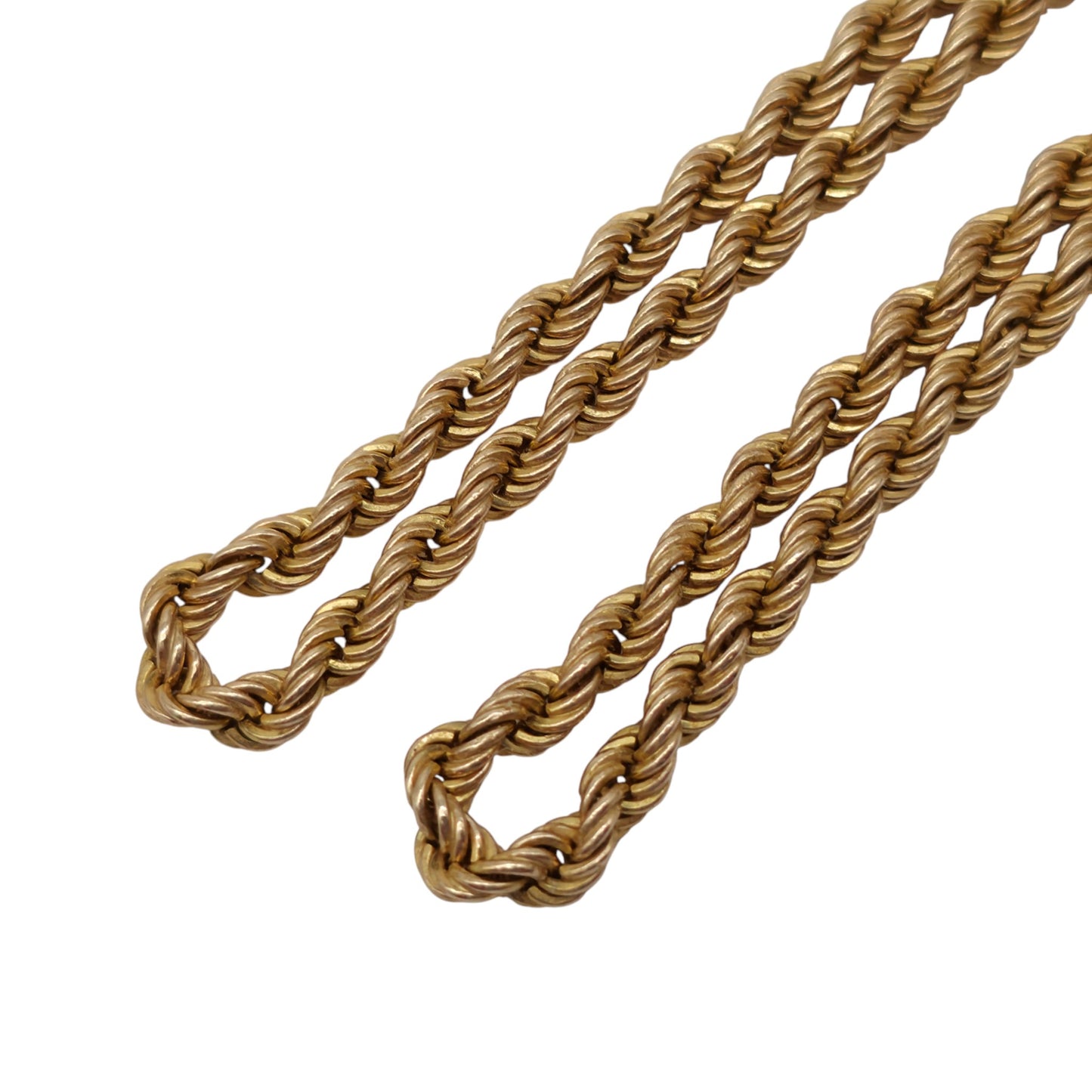 9ct 375 Yellow Gold Rope Chain L 40.7 cm 4.9 g.