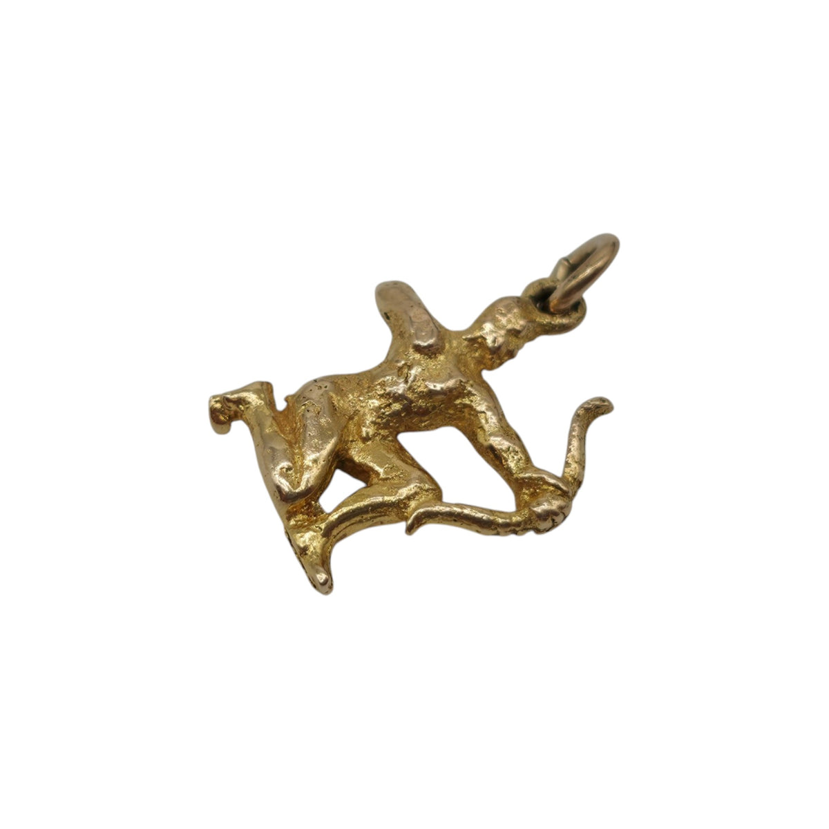 9ct 375 Yellow Gold Sagittarius Charm 1955 L 1.2 cm 1.6 g.