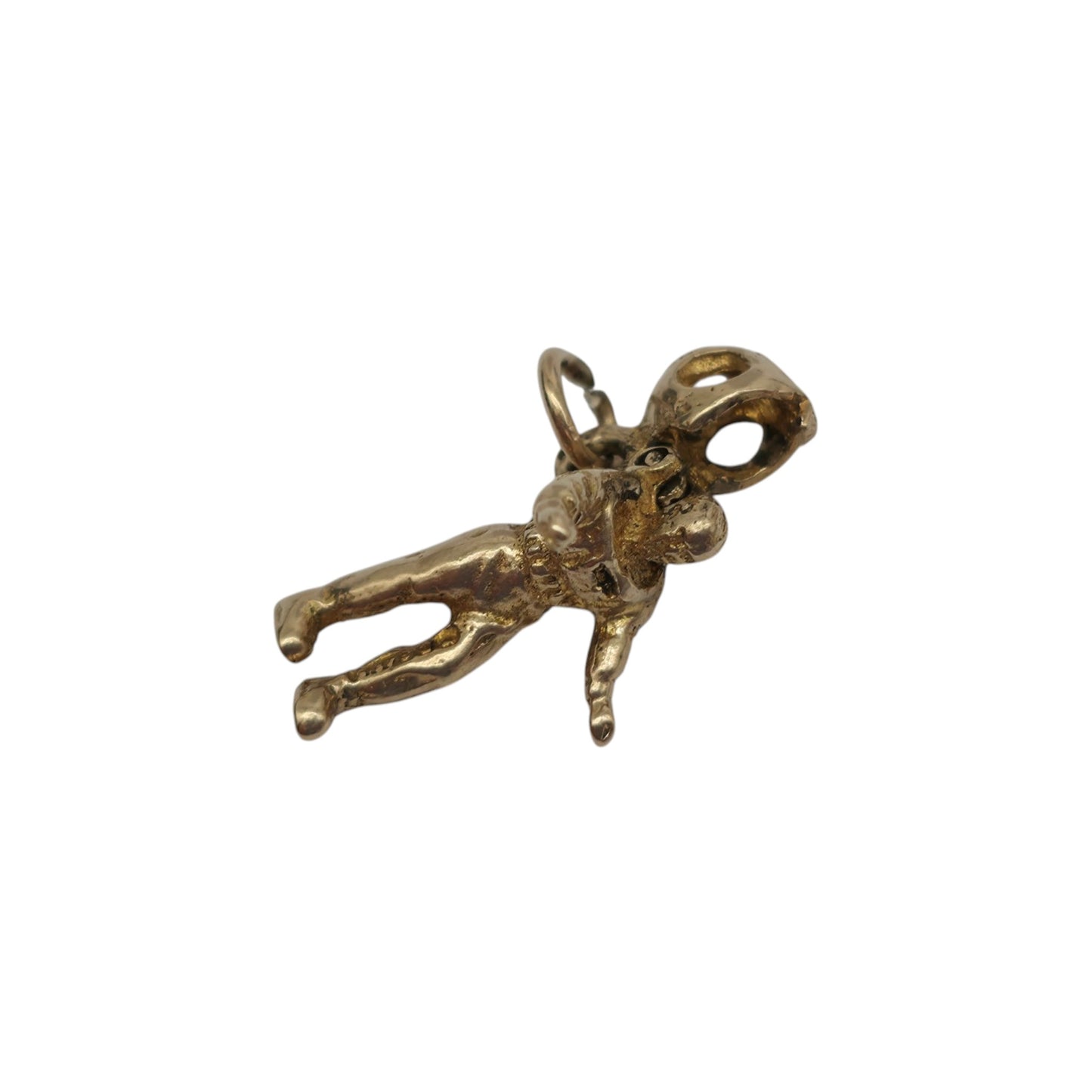 9ct 375 Yellow Gold Scuba Diver Opening Charm 1955 L 1.5 cm 1.4 g.