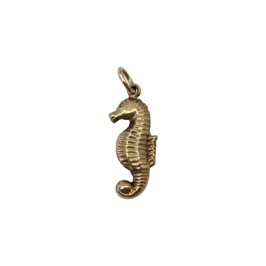 pre-owned 9ct gold Seahorse Charm.