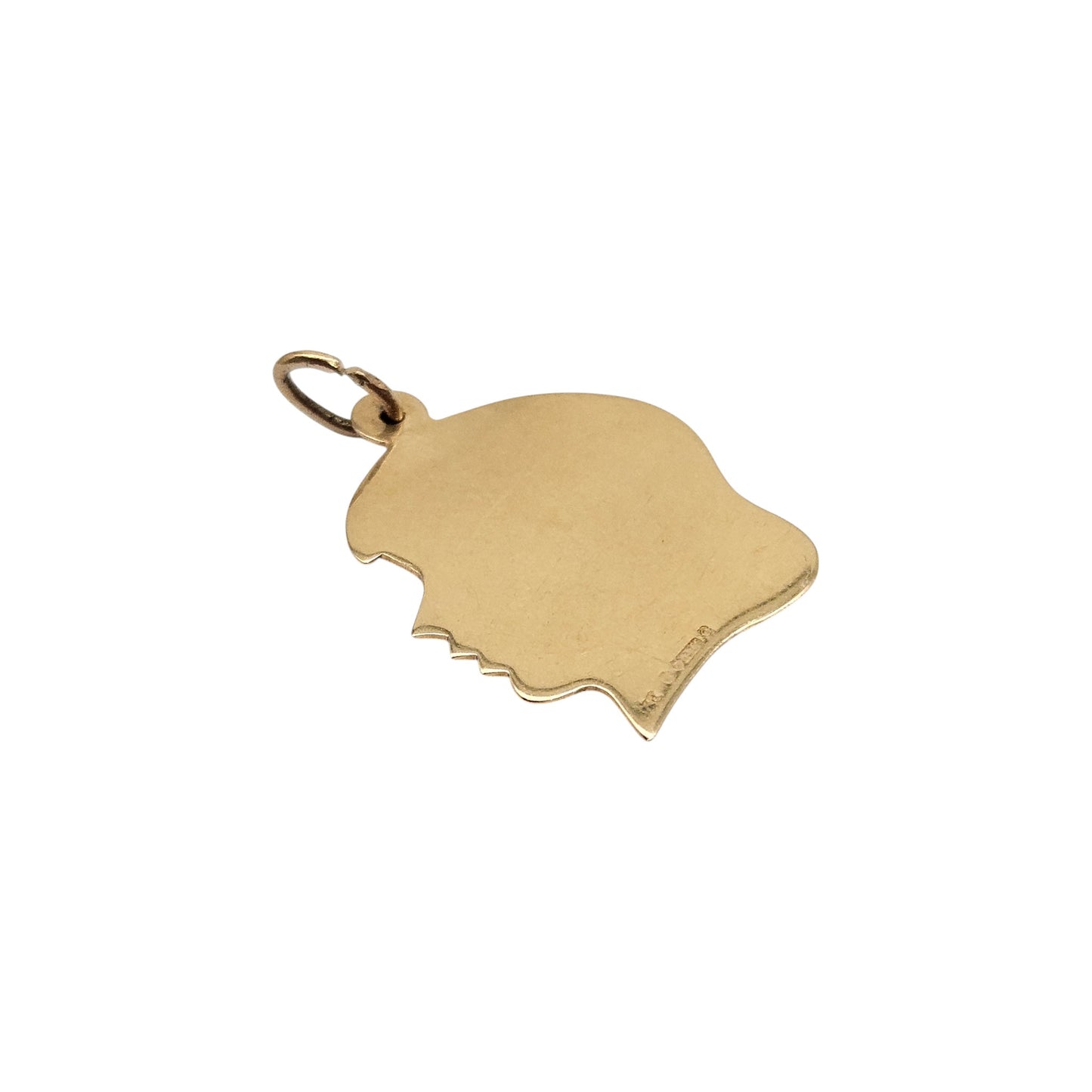 9ct 375 Yellow Gold Silhouette Charm 1965 L 2.0 cm 2.0 g.