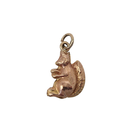 9ct 375 Rose Gold Squirrel Charm