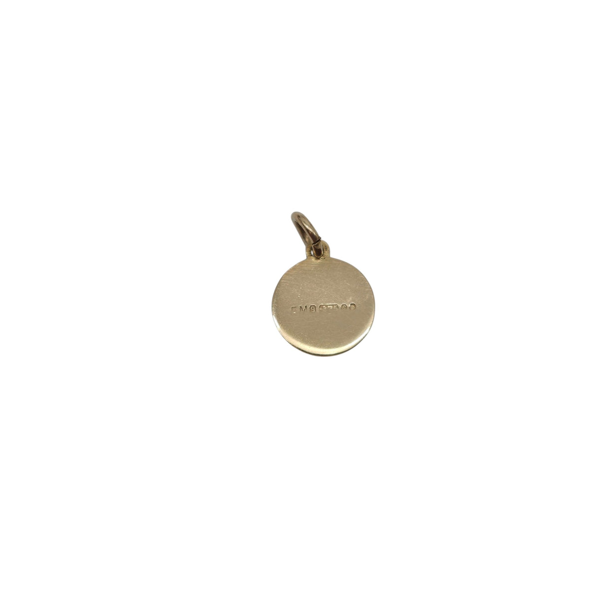 Petite 9ct 375 Yellow Gold Sy Christopher Charm 1973 L 0.7 cm 0.3 g.