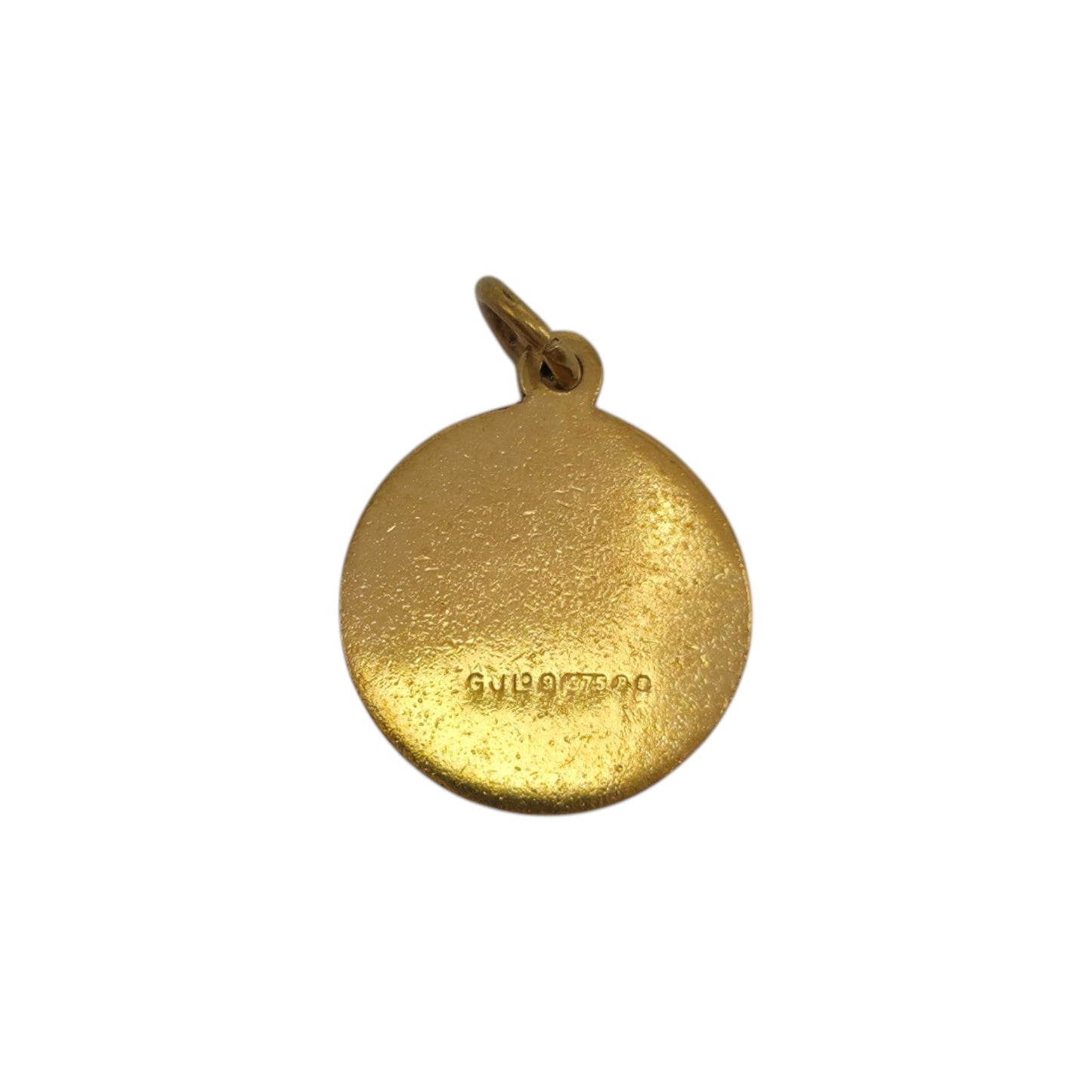 Georg Jensen 9ct 375 Yellow Gold St Christopher Charm 1970 L 1.2 cm 1.5 g.