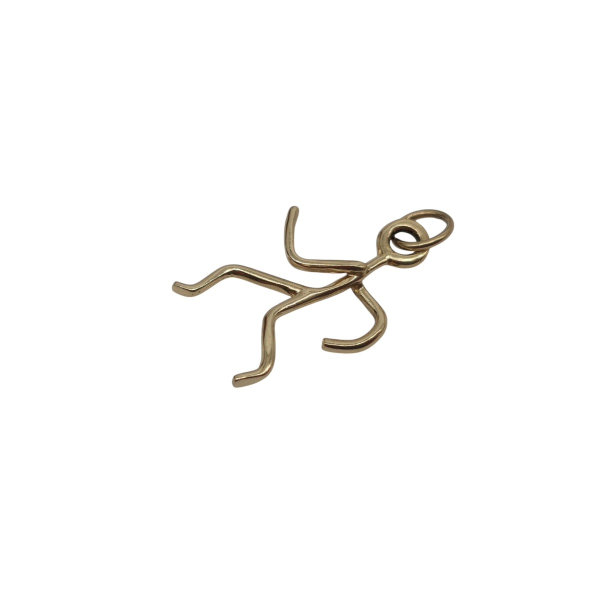 14ct Yellow Gold Stick Figure Charm L 2.0 cm 0.9 g.