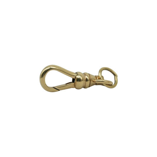 9ct Yellow Gold Swivel Dog Clip L 2.0 cm 1.4 g.