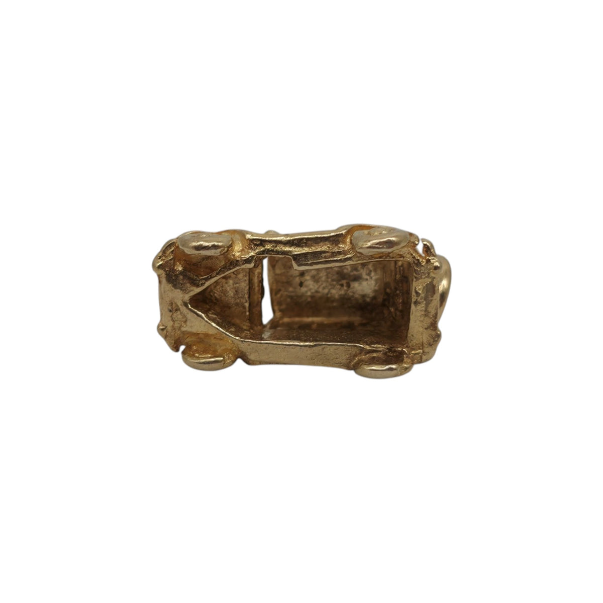 9ct 375 Yellow Gold Taxi Cab Charm 1992 L 1.3 cm 1.6 g.