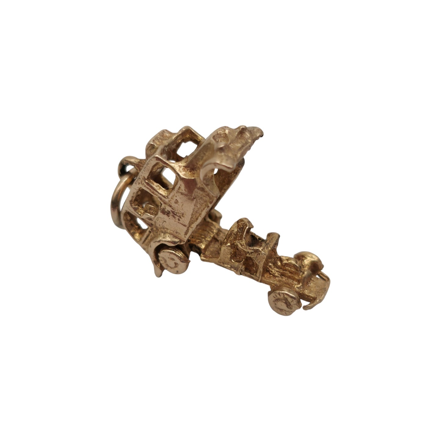 9ct 375 Yellow Gold Taxi Opening Charm 1967 L 1.7 cm 3.6 g.